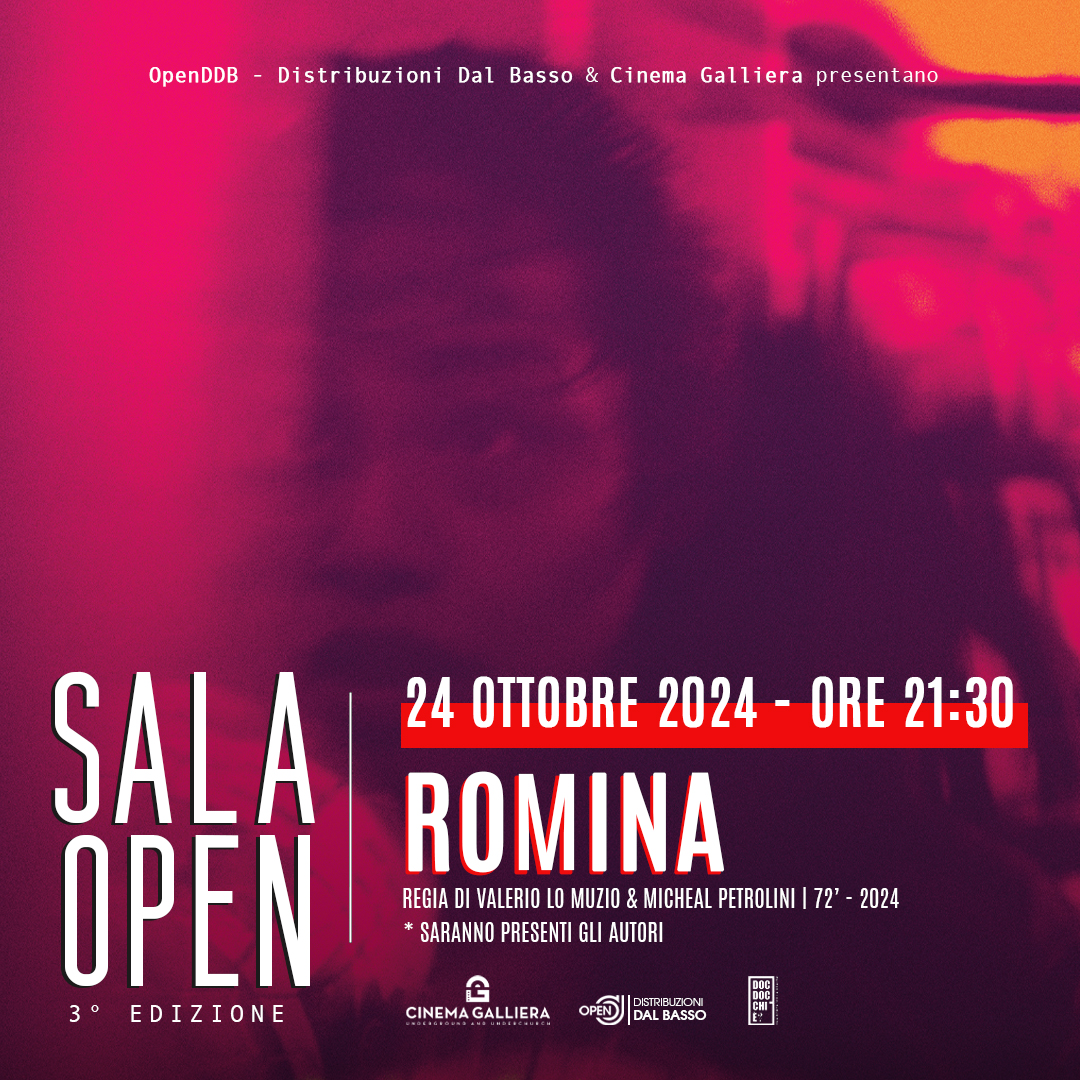 SALA OPEN | PRIMA VISIONE